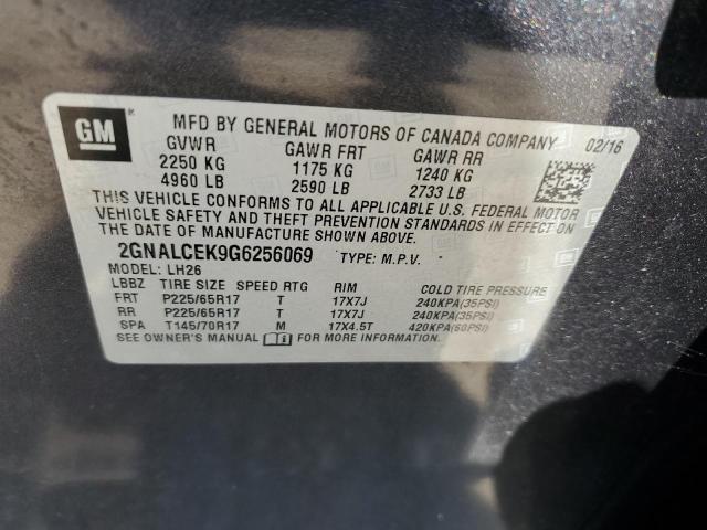 Photo 13 VIN: 2GNALCEK9G6256069 - CHEVROLET EQUINOX LT 