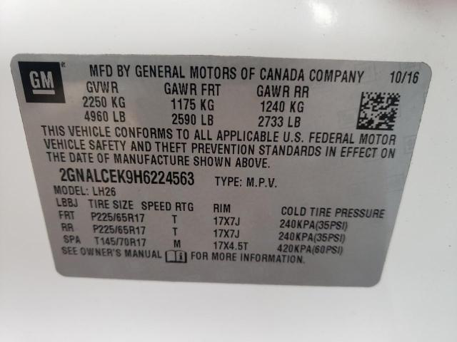 Photo 11 VIN: 2GNALCEK9H6224563 - CHEVROLET EQUINOX 