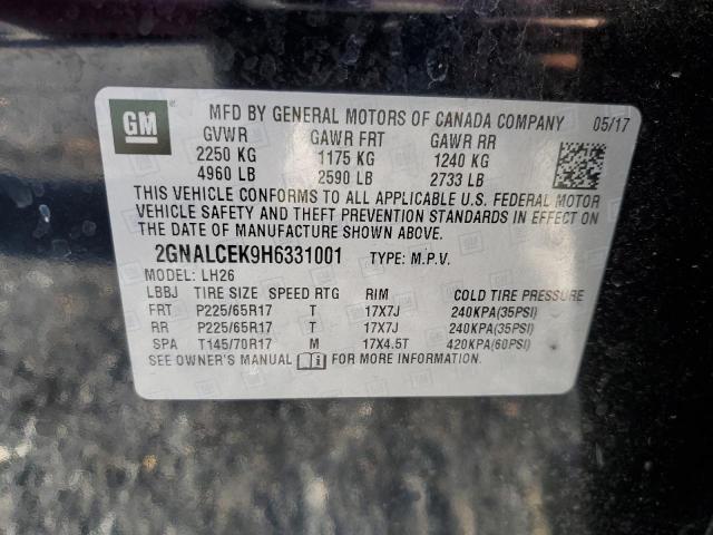 Photo 12 VIN: 2GNALCEK9H6331001 - CHEVROLET EQUINOX LT 