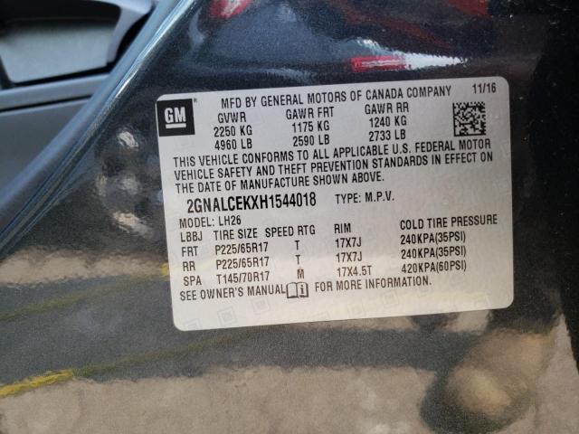 Photo 13 VIN: 2GNALCEKXH1544018 - CHEVROLET EQUINOX 