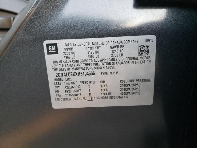 Photo 12 VIN: 2GNALCEKXH6194666 - CHEVROLET EQUINOX LT 