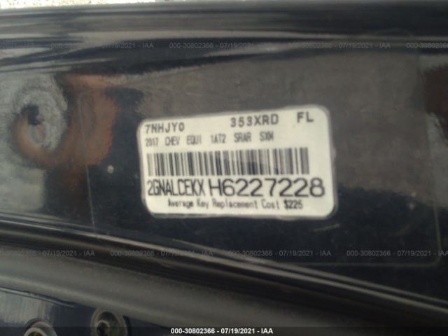 Photo 8 VIN: 2GNALCEKXH6227228 - CHEVROLET EQUINOX 