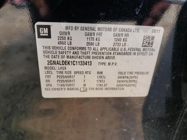 Photo 12 VIN: 2GNALDEK1C1133413 - CHEVROLET EQUINOX 