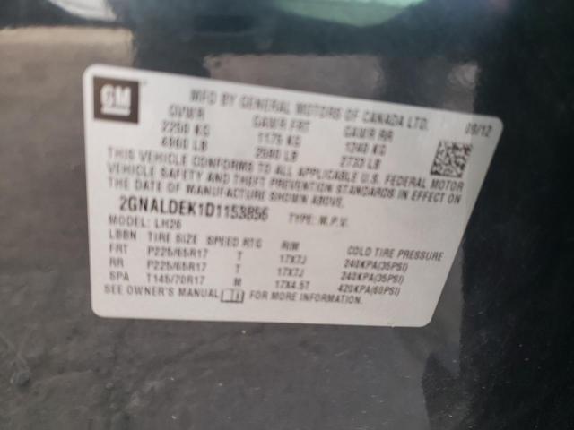 Photo 9 VIN: 2GNALDEK1D1153856 - CHEVROLET EQUINOX LT 