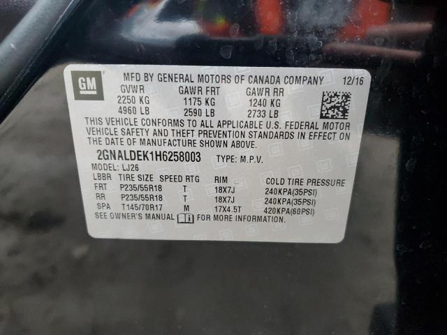 Photo 11 VIN: 2GNALDEK1H6258003 - CHEVROLET EQUINOX PR 