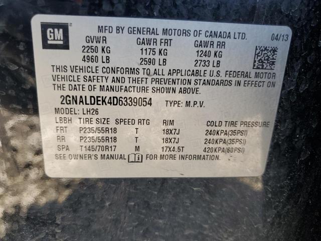 Photo 11 VIN: 2GNALDEK4D6339054 - CHEVROLET EQUINOX LT 