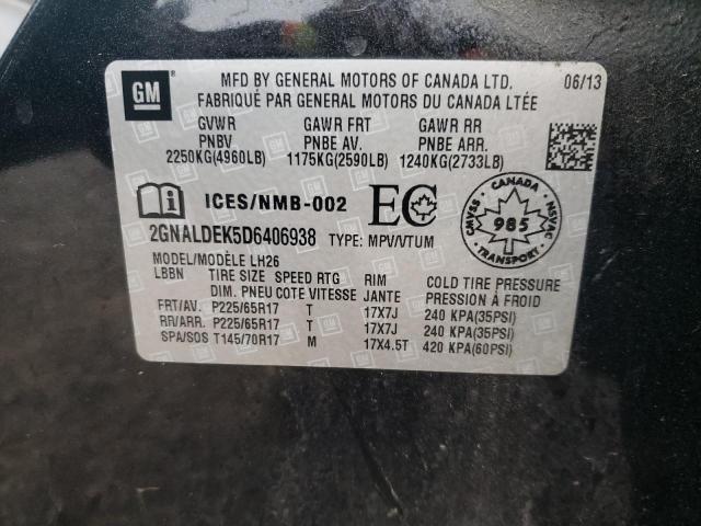 Photo 12 VIN: 2GNALDEK5D6406938 - CHEVROLET EQUINOX 