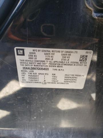 Photo 11 VIN: 2GNALDEK7C6354520 - CHEVROLET EQUINOX 