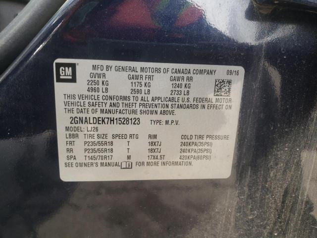 Photo 13 VIN: 2GNALDEK7H1528123 - CHEVROLET EQUINOX PR 