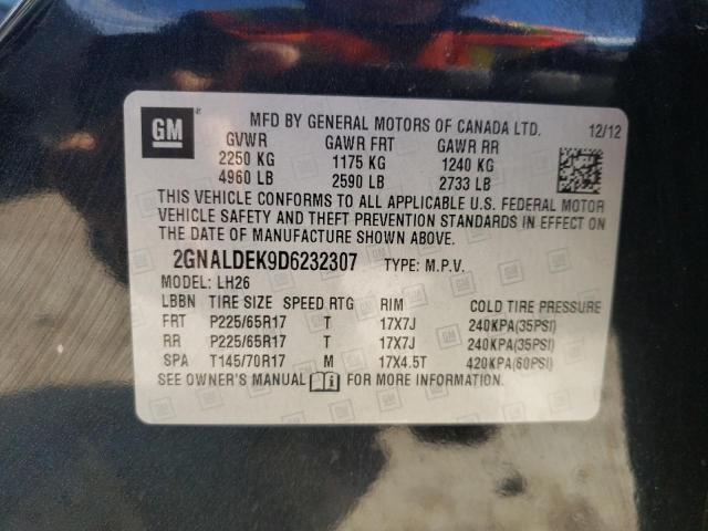 Photo 13 VIN: 2GNALDEK9D6232307 - CHEVROLET EQUINOX 