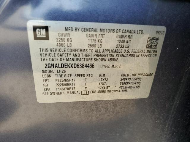 Photo 9 VIN: 2GNALDEKXD6384466 - CHEVROLET EQUINOX LT 