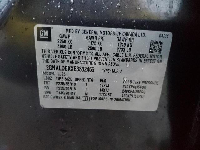 Photo 11 VIN: 2GNALDEKXE6332465 - CHEVROLET EQUINOX 