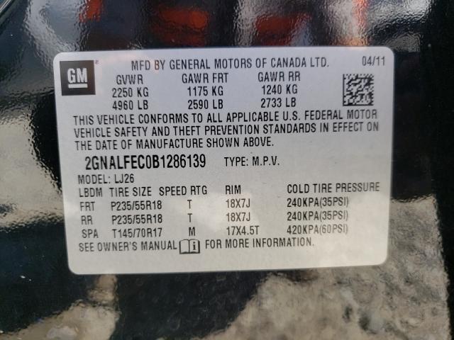 Photo 9 VIN: 2GNALFEC0B1286139 - CHEVROLET EQUINOX LT 