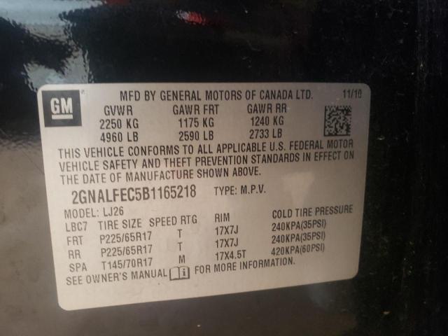 Photo 9 VIN: 2GNALFEC5B1165218 - CHEVROLET EQUINOX LT 