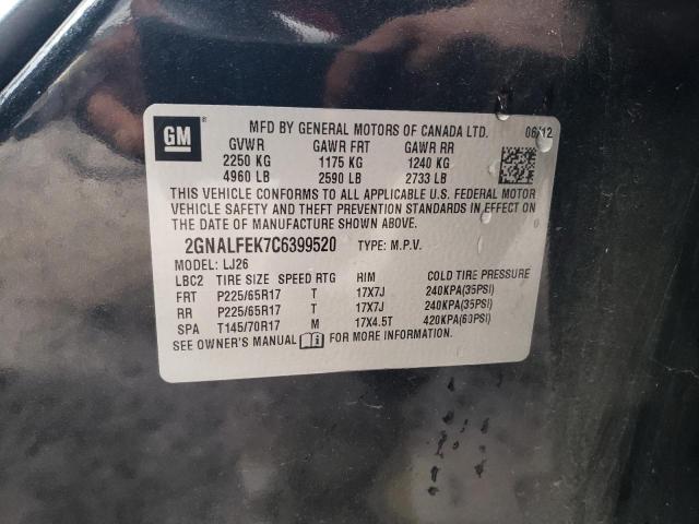 Photo 12 VIN: 2GNALFEK7C6399520 - CHEVROLET EQUINOX 