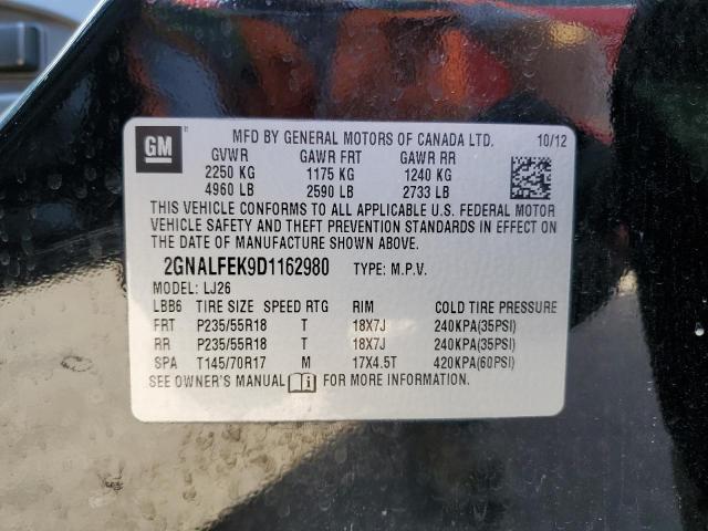 Photo 12 VIN: 2GNALFEK9D1162980 - CHEVROLET EQUINOX LT 