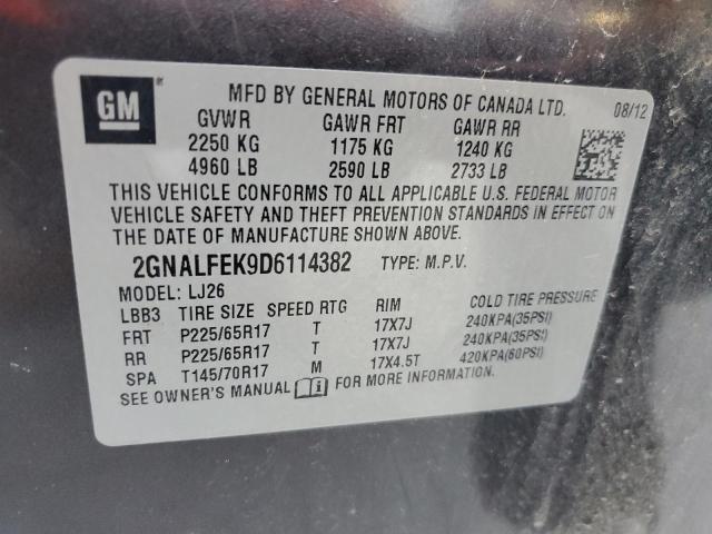 Photo 13 VIN: 2GNALFEK9D6114382 - CHEVROLET EQUINOX 