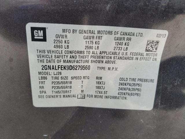 Photo 11 VIN: 2GNALFEK9D6279560 - CHEVROLET EQUINOX 