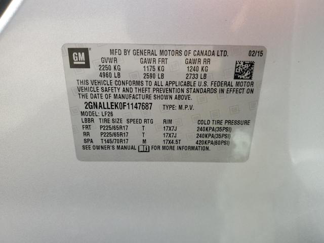 Photo 13 VIN: 2GNALLEK0F1147687 - CHEVROLET EQUINOX L 