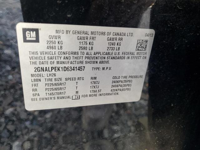 Photo 13 VIN: 2GNALPEK1D6341457 - CHEVROLET EQUINOX LT 