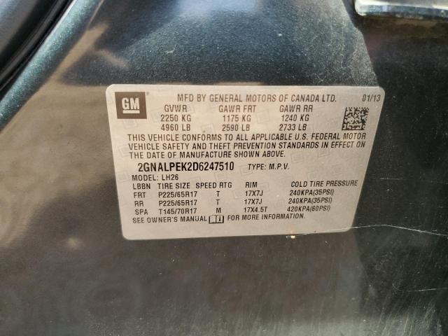 Photo 11 VIN: 2GNALPEK2D6247510 - CHEVROLET EQUINOX 