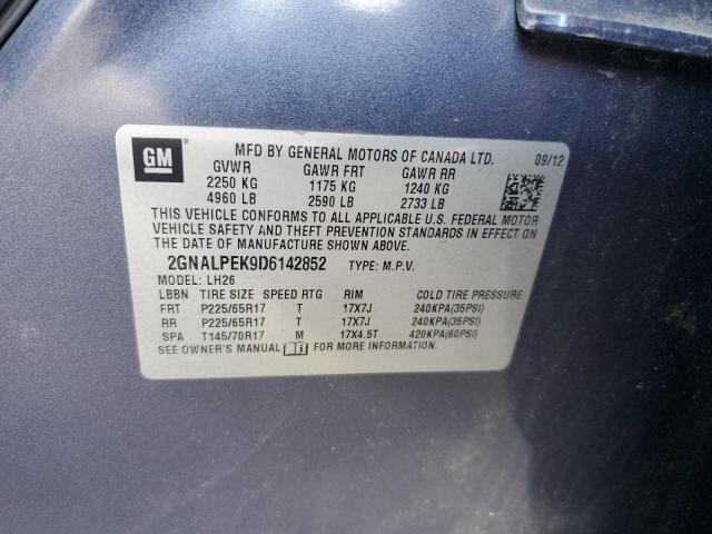 Photo 12 VIN: 2GNALPEK9D6142852 - CHEVROLET EQUINOX LT 