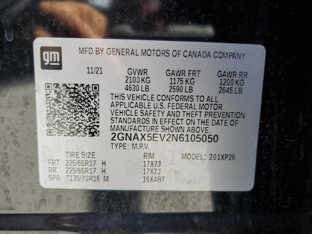 Photo 13 VIN: 2GNAX5EV2N6105050 - CHEVROLET EQUINOX LS 