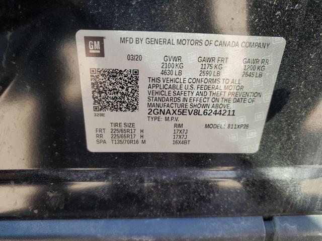 Photo 12 VIN: 2GNAX5EV8L6244211 - CHEVROLET EQUINOX 