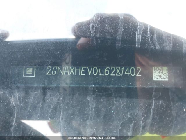 Photo 8 VIN: 2GNAXHEV0L6281402 - CHEVROLET EQUINOX 