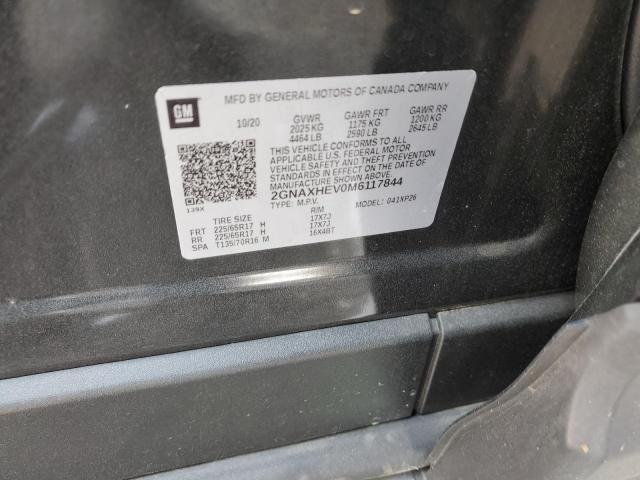 Photo 12 VIN: 2GNAXHEV0M6117844 - CHEVROLET EQUINOX LS 