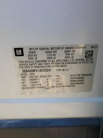 Photo 12 VIN: 2GNAXHEV1J6203241 - CHEVROLET EQUINOX LS 