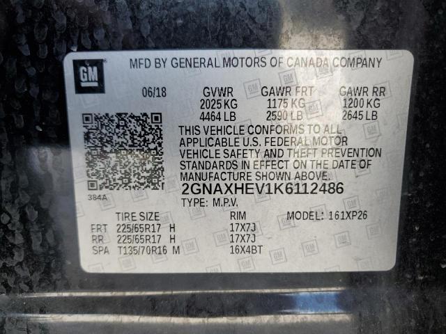 Photo 12 VIN: 2GNAXHEV1K6112486 - CHEVROLET EQUINOX 