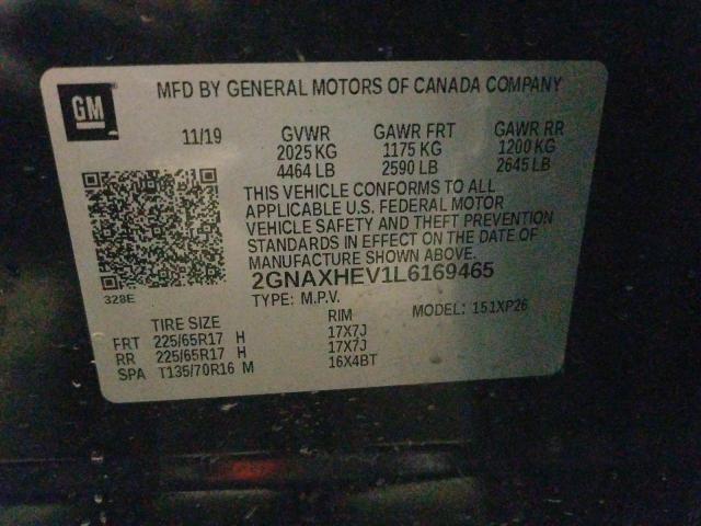 Photo 11 VIN: 2GNAXHEV1L6169465 - CHEVROLET EQUINOX LS 