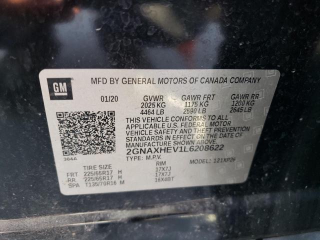 Photo 12 VIN: 2GNAXHEV1L6208622 - CHEVROLET EQUINOX LS 