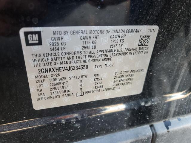 Photo 13 VIN: 2GNAXHEV4J6234550 - CHEVROLET EQUINOX 