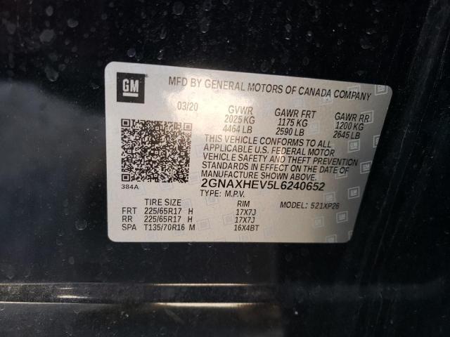 Photo 12 VIN: 2GNAXHEV5L6240652 - CHEVROLET EQUINOX 