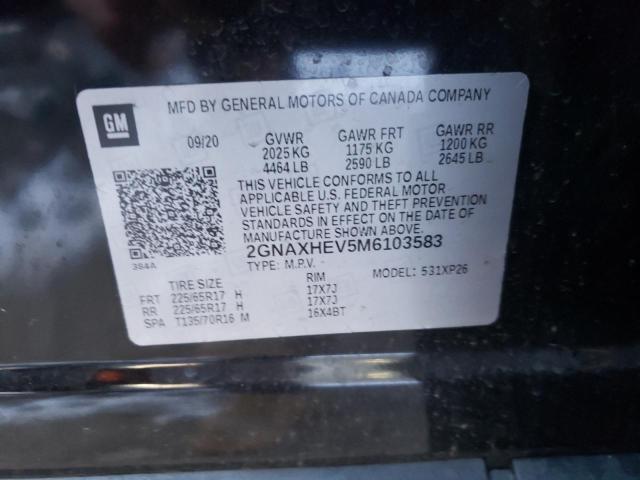 Photo 12 VIN: 2GNAXHEV5M6103583 - CHEVROLET EQUINOX LS 