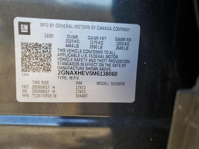 Photo 13 VIN: 2GNAXHEV5M6138060 - CHEVROLET EQUINOX LS 