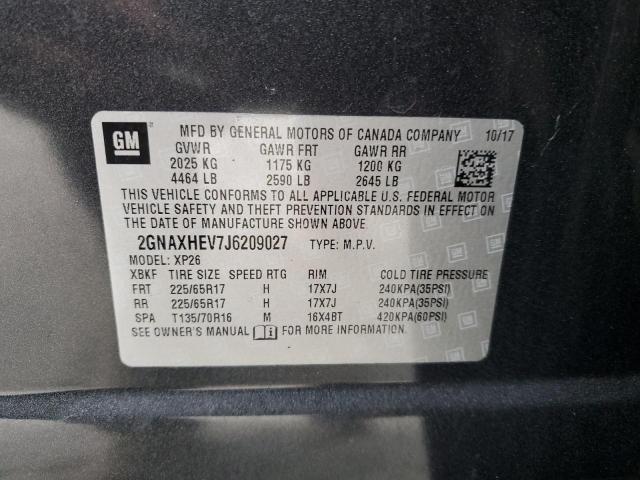 Photo 12 VIN: 2GNAXHEV7J6209027 - CHEVROLET EQUINOX 