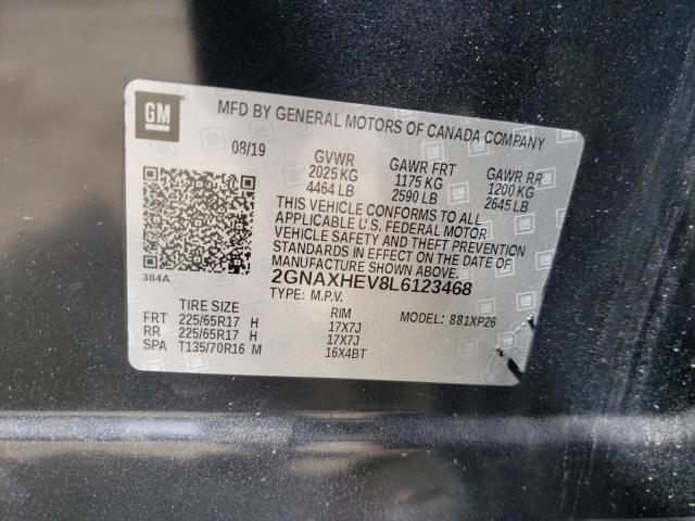 Photo 13 VIN: 2GNAXHEV8L6123468 - CHEVROLET EQUINOX LS 