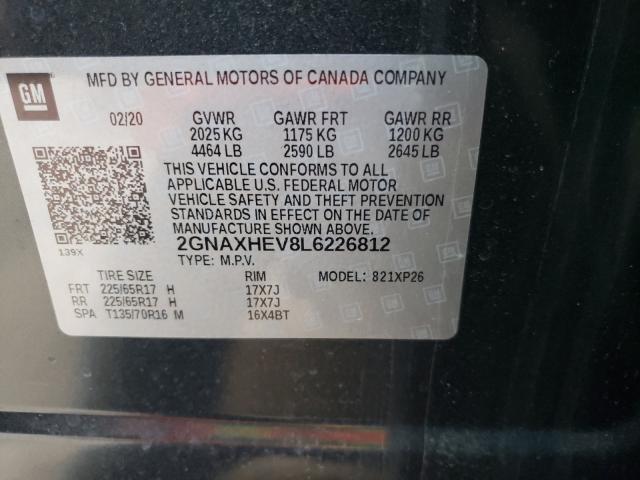 Photo 9 VIN: 2GNAXHEV8L6226812 - CHEVROLET EQUINOX LS 