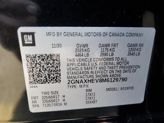 Photo 12 VIN: 2GNAXHEV8M6129790 - CHEVROLET EQUINOX 