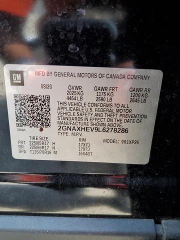 Photo 12 VIN: 2GNAXHEV9L6278286 - CHEVROLET EQUINOX LS 