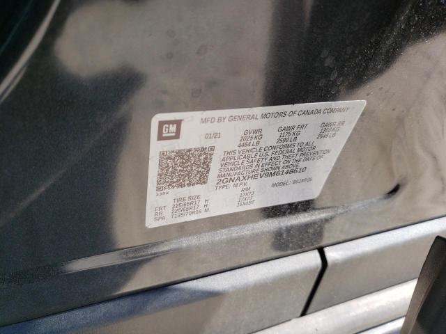 Photo 9 VIN: 2GNAXHEV9M6148610 - CHEVROLET EQUINOX LS 