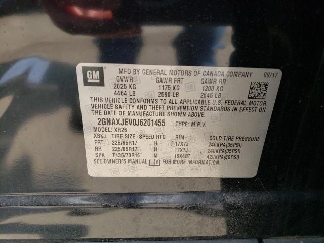 Photo 12 VIN: 2GNAXJEV0J6201455 - CHEVROLET EQUINOX 