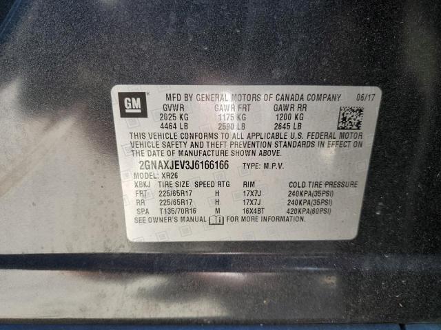 Photo 12 VIN: 2GNAXJEV3J6166166 - CHEVROLET EQUINOX LT 