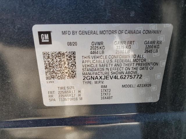 Photo 12 VIN: 2GNAXJEV4L6275772 - CHEVROLET EQUINOX 