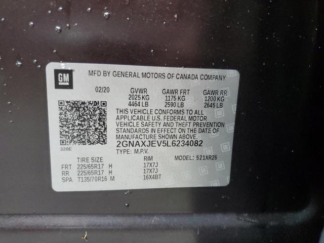 Photo 13 VIN: 2GNAXJEV5L6234082 - CHEVROLET EQUINOX LT 