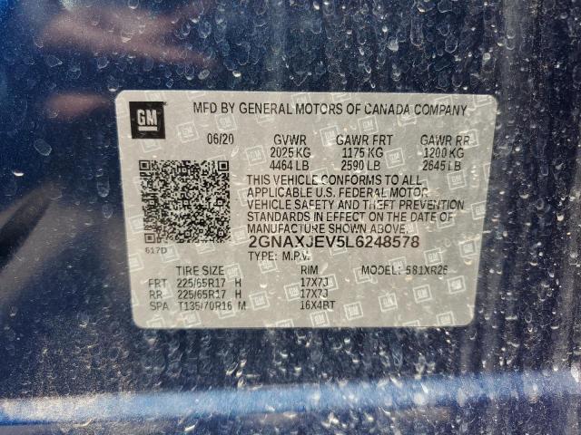 Photo 13 VIN: 2GNAXJEV5L6248578 - CHEVROLET EQUINOX LT 