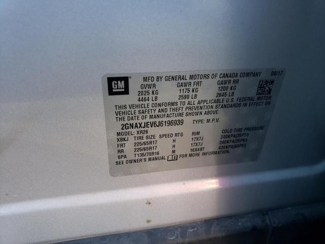 Photo 13 VIN: 2GNAXJEV6J6196939 - CHEVROLET EQUINOX 